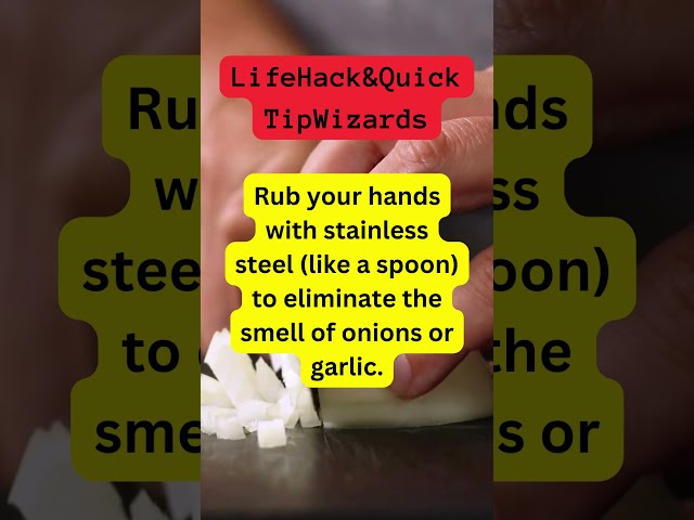 Onion Magic: Banishing Odors with Ease  #howto #creativesolutions #kitchentips
