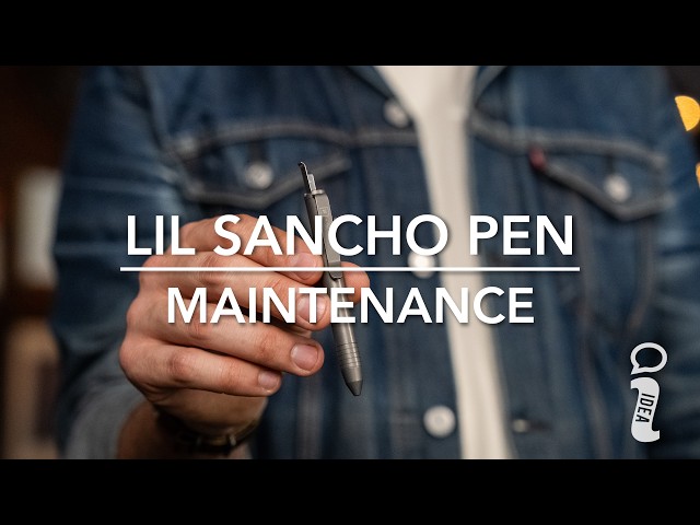 How To: Lil Sancho Bolt Action Pen Maintenance & Assembly