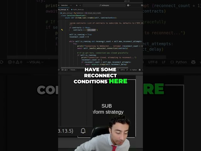 Handle WebSocket Connections: Reconnect Conditions Explained! #shorts