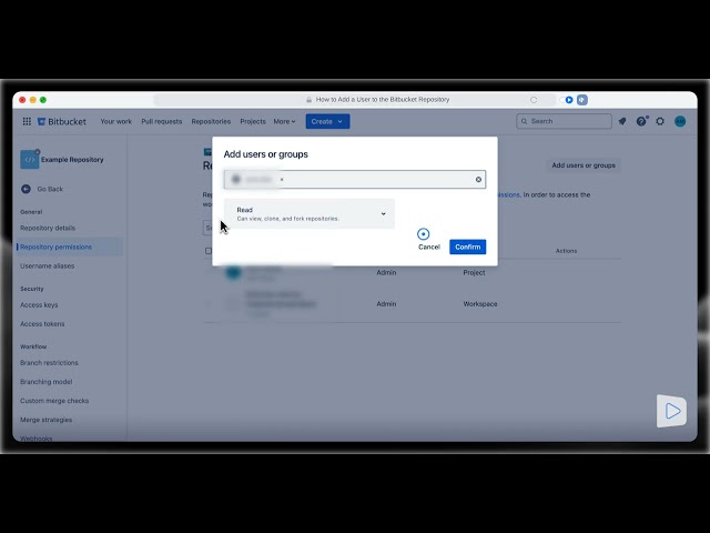 How to Add a User to a Bitbucket Repository Step-by-Step
