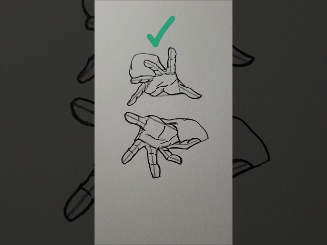 how to draw hands perspective #design #drawing #sketch #sketchbook #drawingtutorial #sketching