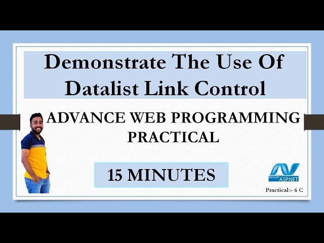 Advance Web Programming | TYIT | MU |Practical 6 C: Demonstrate the use of Datalist link control