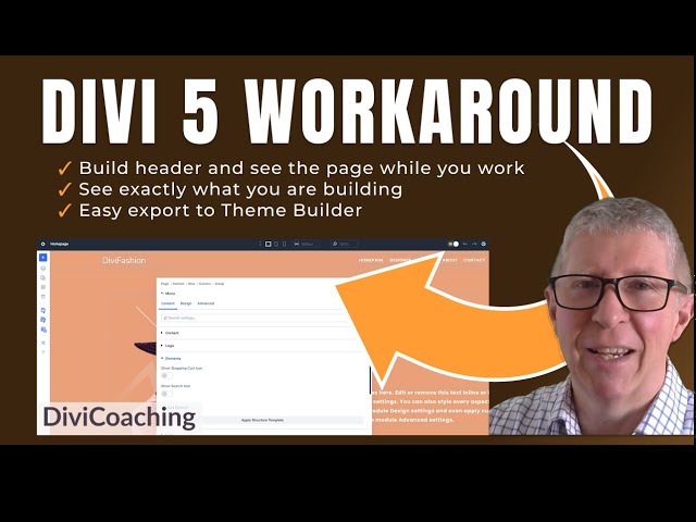 Divi 5 Tutorial: Build a Global Header While Seeing the Page (Easy Hack!)