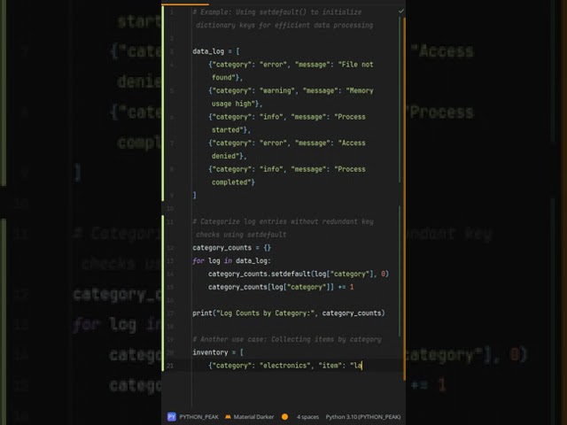 When should you use setdefault in Python? Unlock Pythons #secret Weapon setdefault for Dictionaries