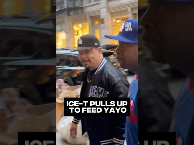 When the OG Ice-T pulled up to #FeedYayo