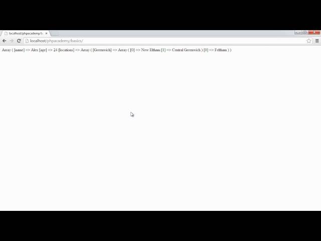 Learn PHP: Multidimensional arrays