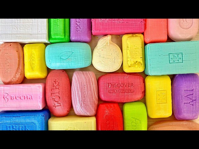 ASMR Cutting Soap Cubes #87 立方体石鹸のカット