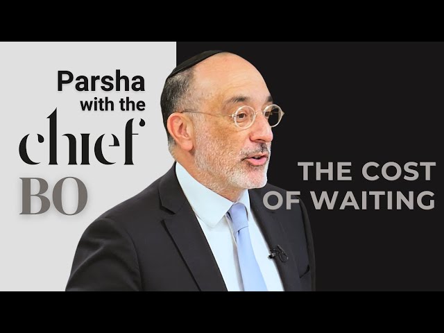 Overcoming Inertia | Parsha with the Chief: Bo