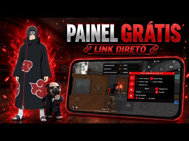 XIT FF ATUALIZADO 2026! PAINEL FFH4X ANDROID / IPHONE + PROXY GRÁTIS 100% HS LINK DIRETO ✅