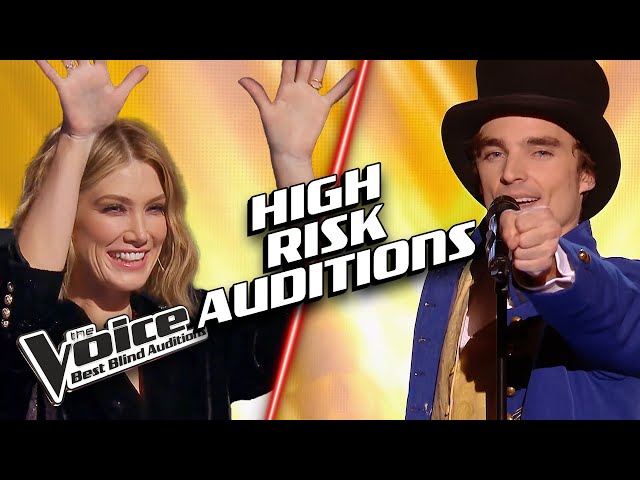 Spectacular HIGH-RISK Auditions | The Voice: Best Blind Auditions