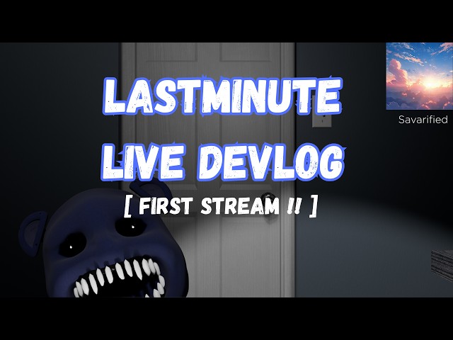 FNAF Fan Game Devlog | My First Stream!