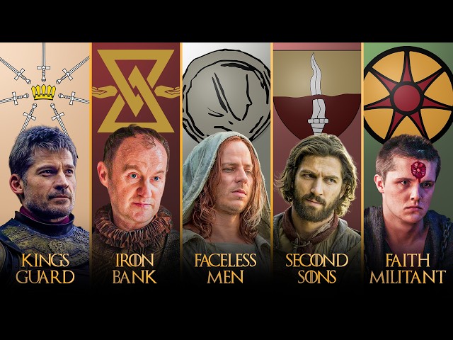 Every Major Organization in Game Of Thrones + House Of The Dragon Explained