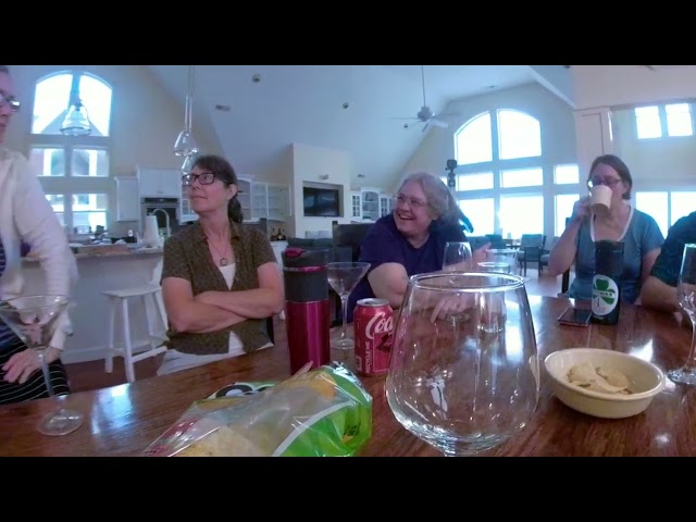 OVERcapture of 360 video of 2024 Beer tasting in Kill Devil Hills ijkl