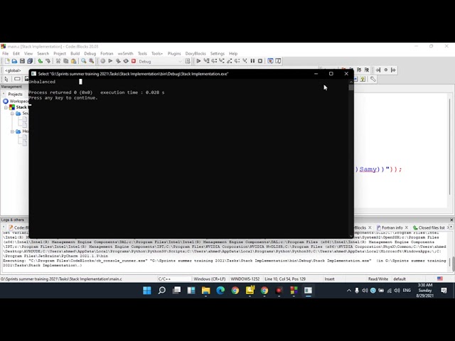 Implement your own Stack || C Data structure Mini Project