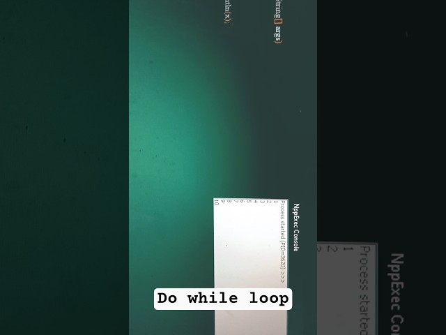 Do While loop concept in core java