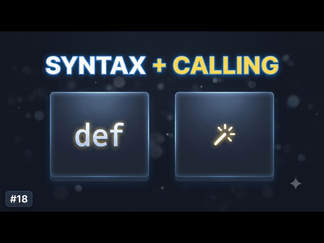 Python Function Syntax + Calling Explained (Hindi) | Beginners