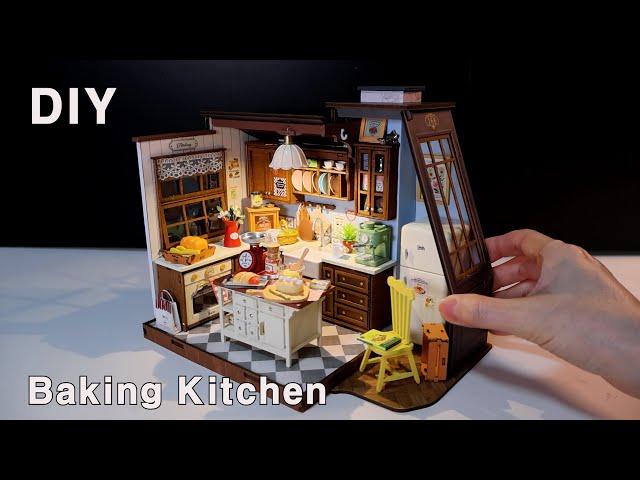 [Rolife] Baking Kitchen l 베이킹 키친 l DIY Miniature Dollhouse Kit l 미니어처 miniature 쉽게 만들기 l DG172-5