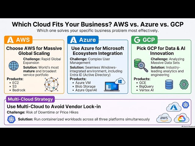 2. MULTI-CLOUD ECOSYSTEMS: AWS VS. AZURE VS. GCP