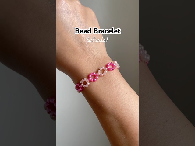 bead bracelet tutorial #beadedbracelet #tutorial #diy #preppy