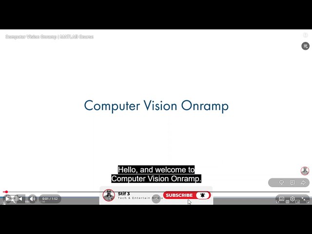 Computer Vision Onramp | MATLAB Course