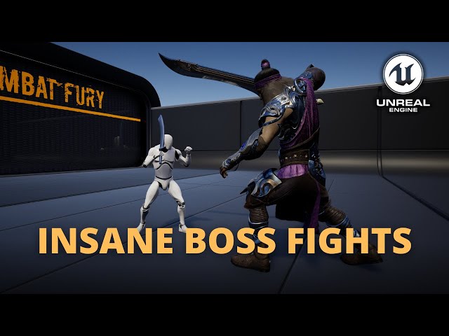 Make Modular Boss Fights with Combat Fury Now 50% OFF in Unreal Engine 5