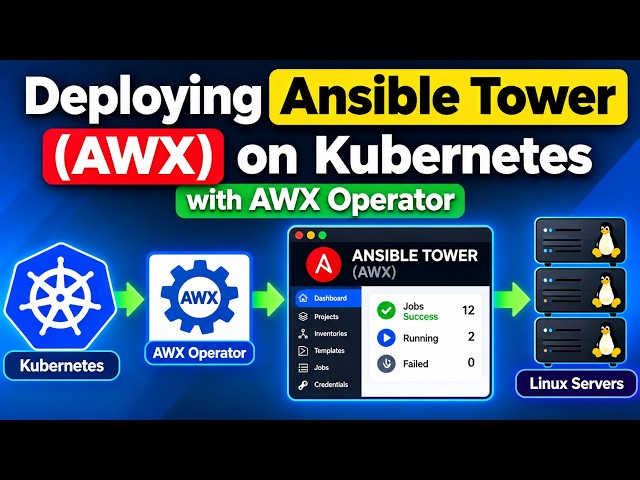 Ansible Tower (AWX) on Kubernetes | Linux Server Automation