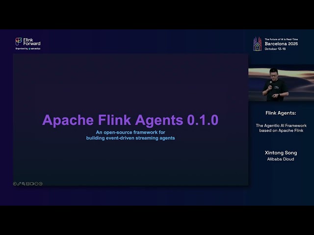 Flink Agents: The Agentic AI Framework based on Apache Flink