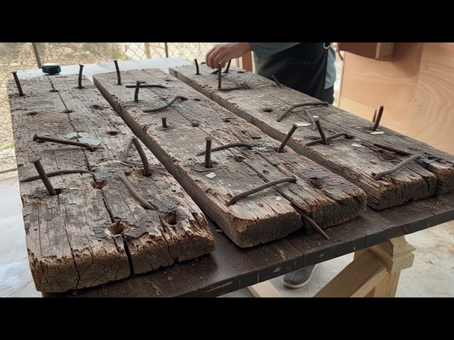 From Rusty Boat Wood to Luxury Furniture: An Incredible Transformation!