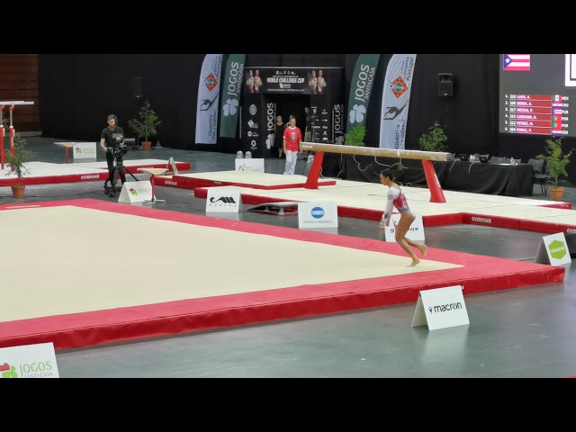 Karelys Díaz PUR FX Final Guimaraes World Challenge Cup 2019