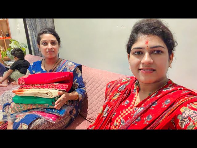 सोन्याची वस्तू काय आणली || चोरओटीच्या साड्यांची वेगवेगळी व्हरायटी ? || आजचा दिवस असा 