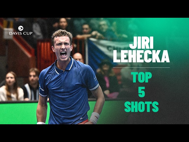 DAZZLING DROP SHOTS 🤯 | Jiri Lehecka's top 5 winners | #DavisCup Qualifiers 1st Round!
