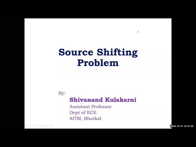 Network Theory (18EC32) | Module 1 | Source Shifting Problem | VTU