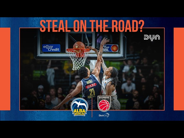 Highlights: ALBA BERLIN - BMA365 Bamberg Baskets (Saison 2025/26) easyCredit BBL | Dyn Basketball
