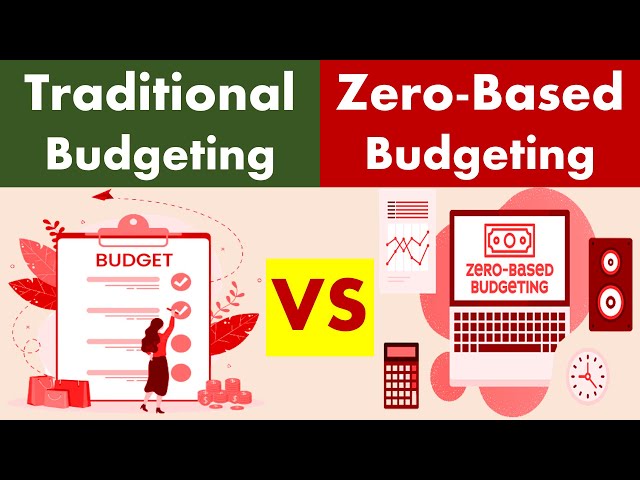 Differences between Traditional Budgeting and Zero-Based Budgeting.