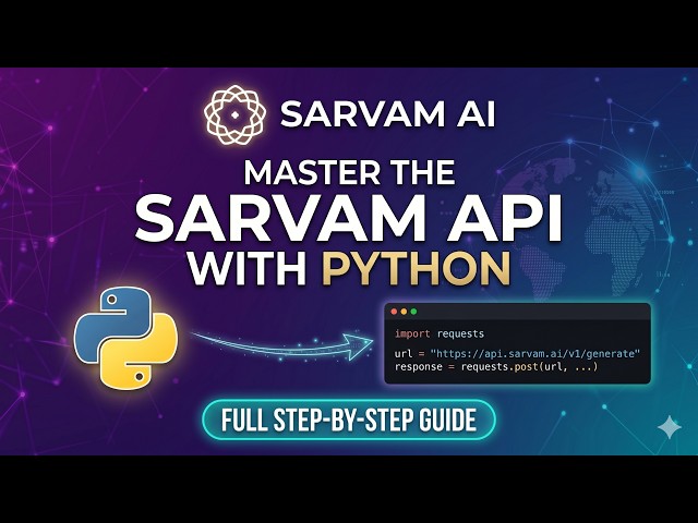 I Built an AI App Using Sarvam AI (Python Tutorial) #ai #sarvamai #technology #python #aiagents