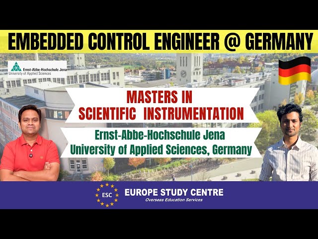 ✨ Embedded Control Engineer via Scientific Instrumentation | EAH Jena, Germany – ESC Success Story 🎓