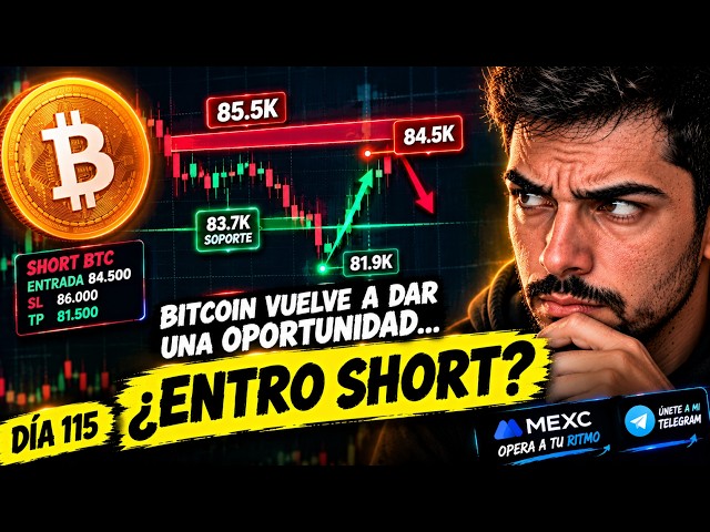 Bitcoin presents another opportunity... Should I go SHORT at $84,500? | Day 115