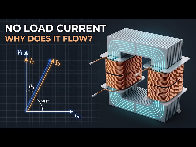 Transformer on No Load Explained: Phasor Diagram, Core Loss & No-Load Current