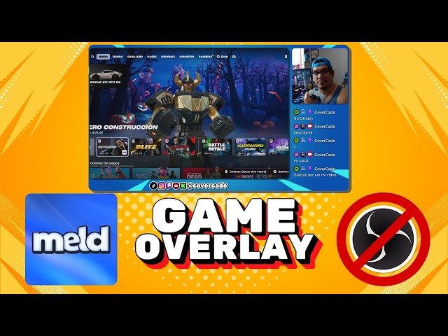 Create your GAME OVERLAY in MELD Studio 🎮 The FREE Alternative to OBS! (Tutorial 2025)