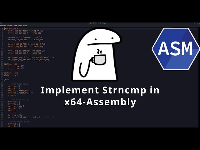 How to Build (strncmp) in Pure x86_64 Assembly