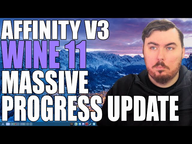 Affinity v3 now Works on Wine 11 just no OpenCL