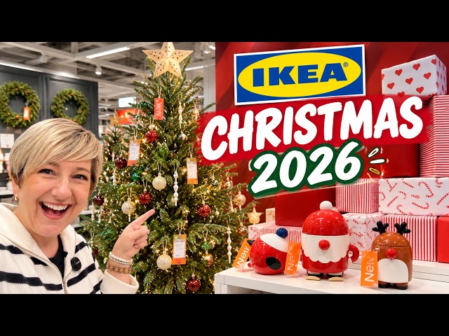 IKEA CHRISTMAS 2026 🎄 FIRST LOOK! New Christmas Decor, Ornaments + Holiday Finds