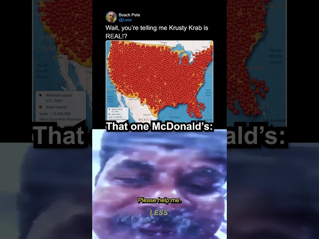 Even SpongeBob Has a McDonald’s 💀🍟