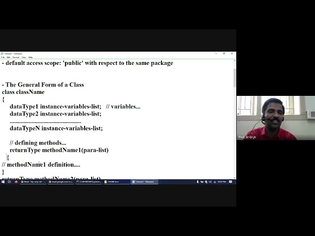 Java Unit I Session #12 Classes in Java - Examples