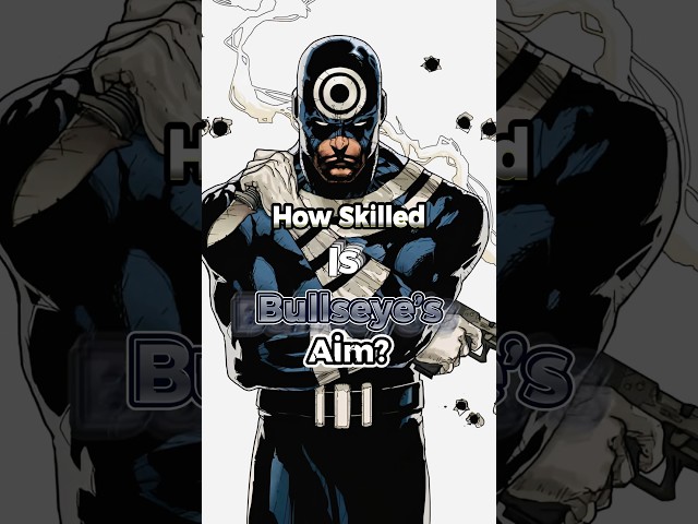 How Skilled Is Bullseye’s Aim? #marvel #marvelcomics #shorts