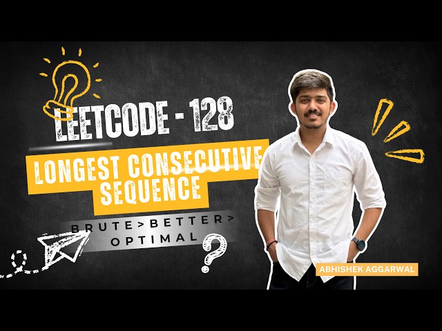 Longest Consecutive Sequence | LeetCode 128 | HashSet | Approach (Brute, Better, Optimal) | Java ...