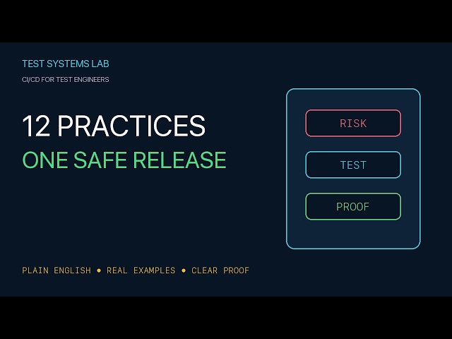 12 CI/CD Best Practices That Prevent Bad Releases