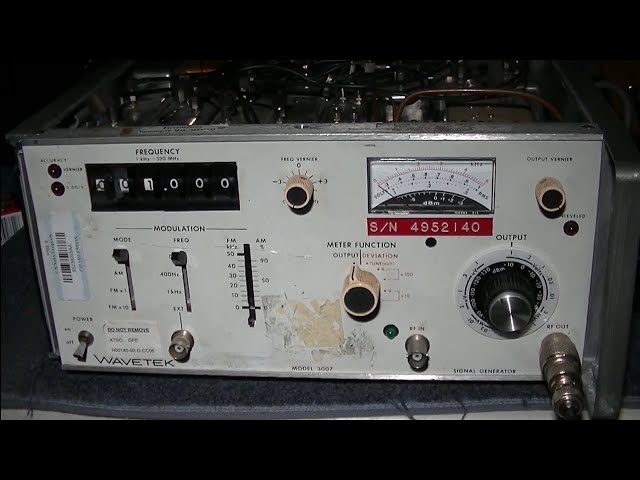 Wavetek 3007 Signal Generator Repair Vintage Test Equipment 