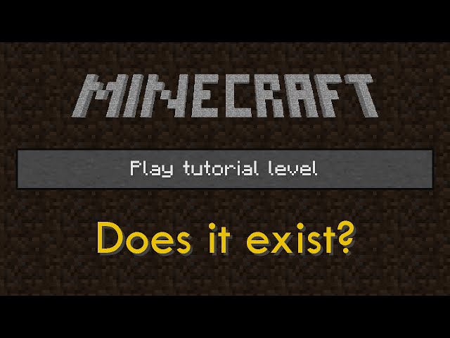 The Story of Minecraft's Abandoned Tutorial Level