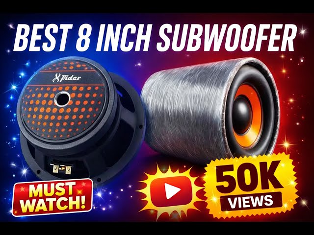 Xpider Audio 8 inch Subwoofer│8 inch subwoofer│xpider vs fredo│8 Inch subwwofer box @bassloversvrd